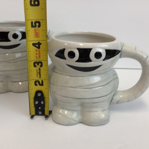 NEW Figural Mummy Mug Set Broom and Co.Set of 2 Halloween Holiday Fall - Picture 5 of 5